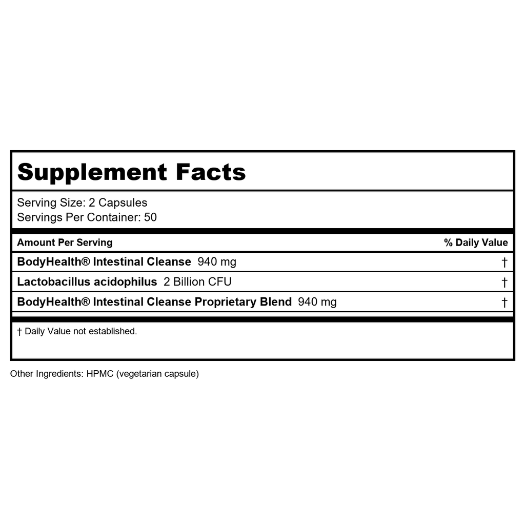 BodyHealth Eliminate - (100 Capsules)