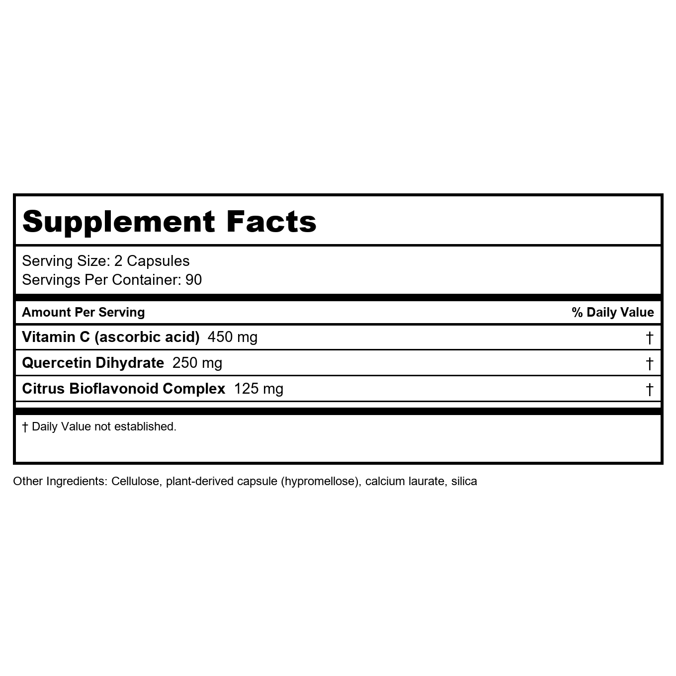 Integrative Therapeutics Vitamin C with Quercetin - 180 Capsules