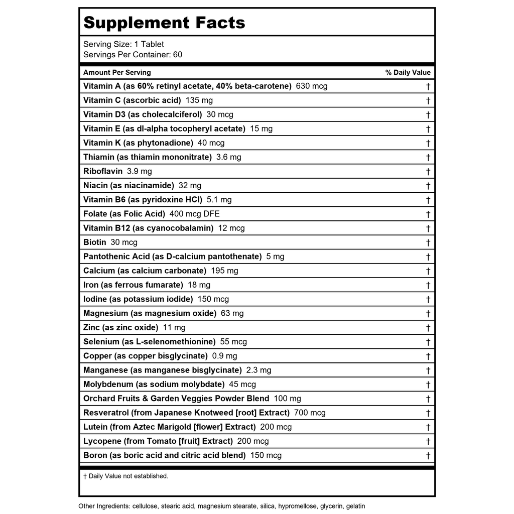 Nature?s Way Alive! Daily Energy Multivitamin 22 Vitamins and Minerals 60 Tablets