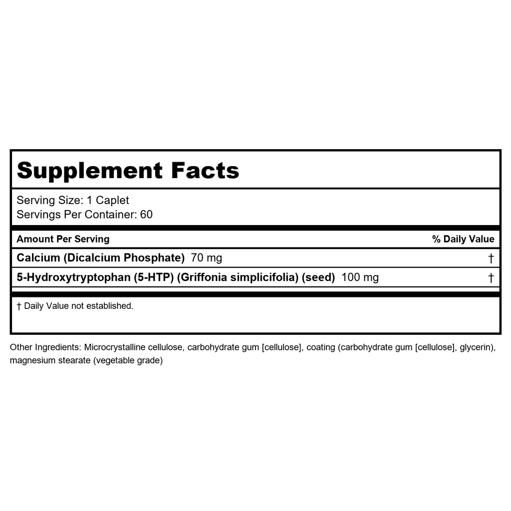 Bioclinic Naturals - 5-HTP (5-Hydroxytryptophan) 60 Time Release Caplets