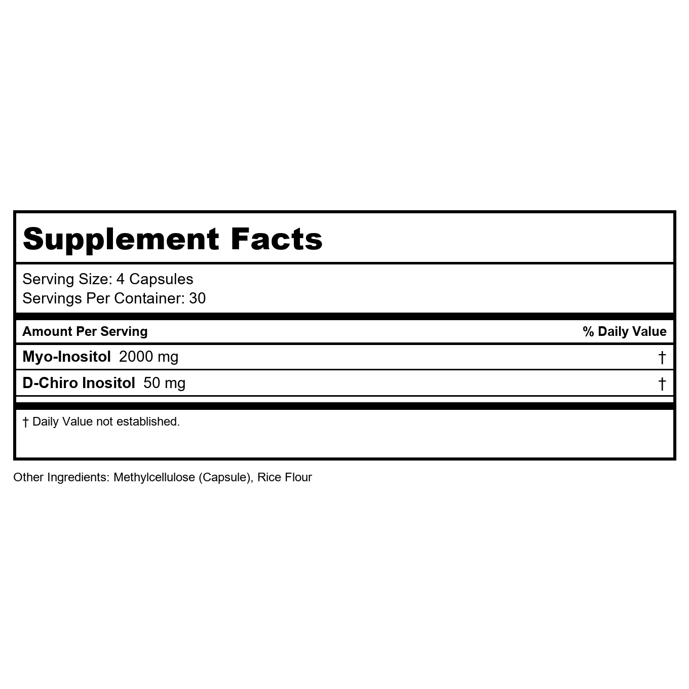 Biotics Myo + D-Chiro Inositol 8 ounces