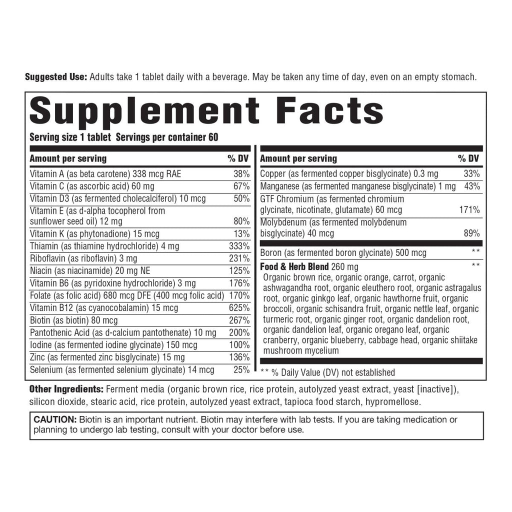 Innate Response Men Over 40 One Daily Iron Free 60 Tablets