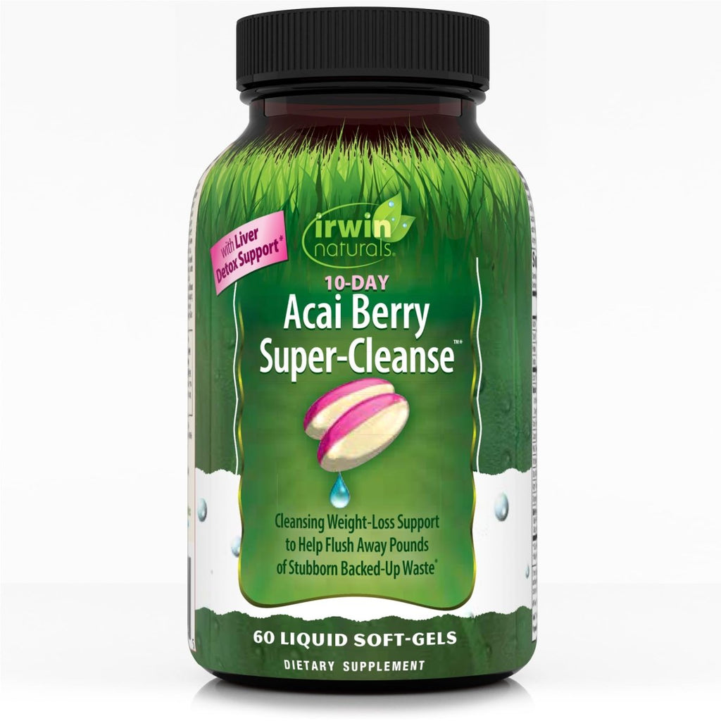 Irwin Naturals - 10-Day Acai Berry Super Cleanse - 60 Liquid Softgels