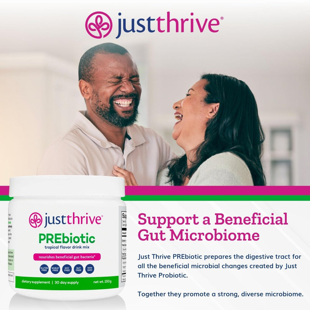JustThrive - Precision PREbiotic Powder Tropical Flavor - 150 Grams