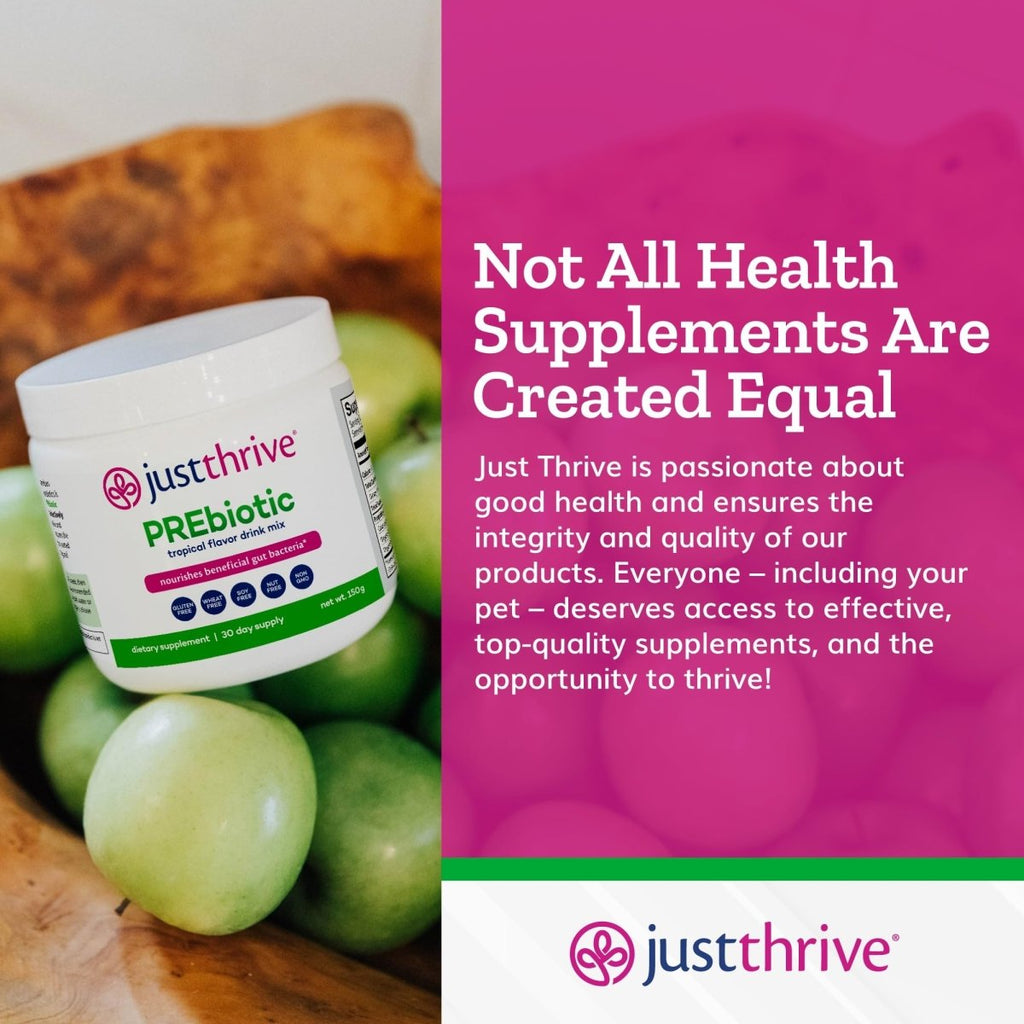 JustThrive - Precision PREbiotic Powder Tropical Flavor - 150 Grams