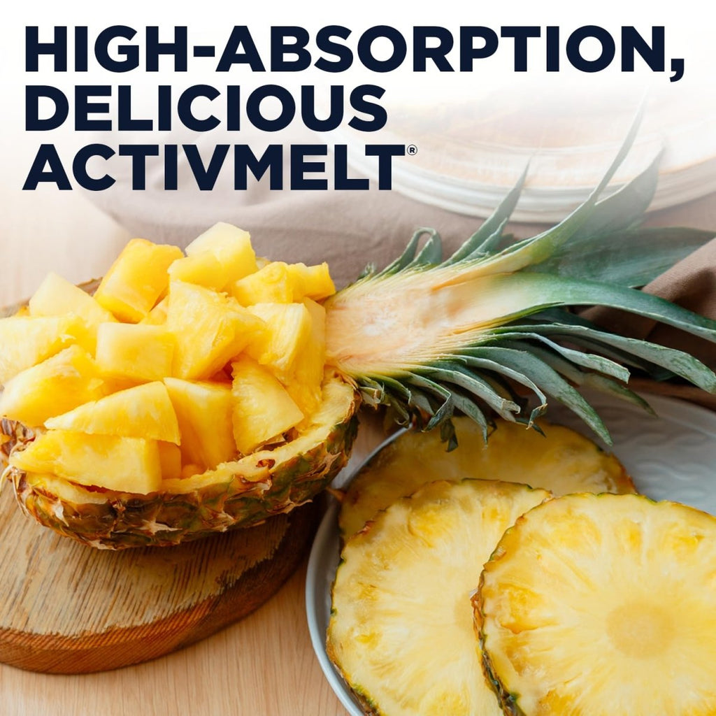 KAL L-Theanine ActivMelt 25mg Pineapple 120 Micro Tablets  PN  40757
