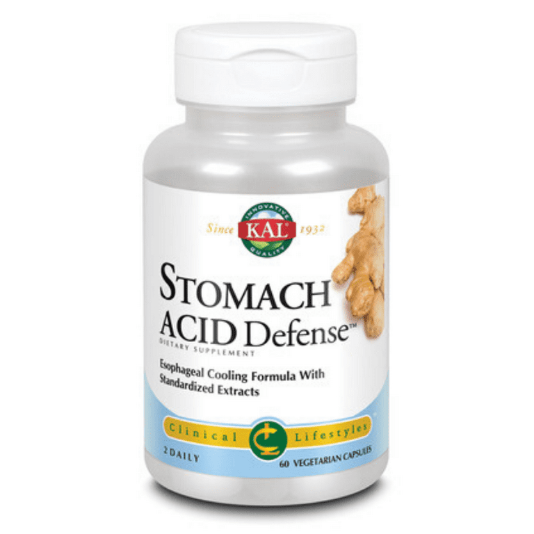 Kal Stomach Acid Defense 60 Veg Caps