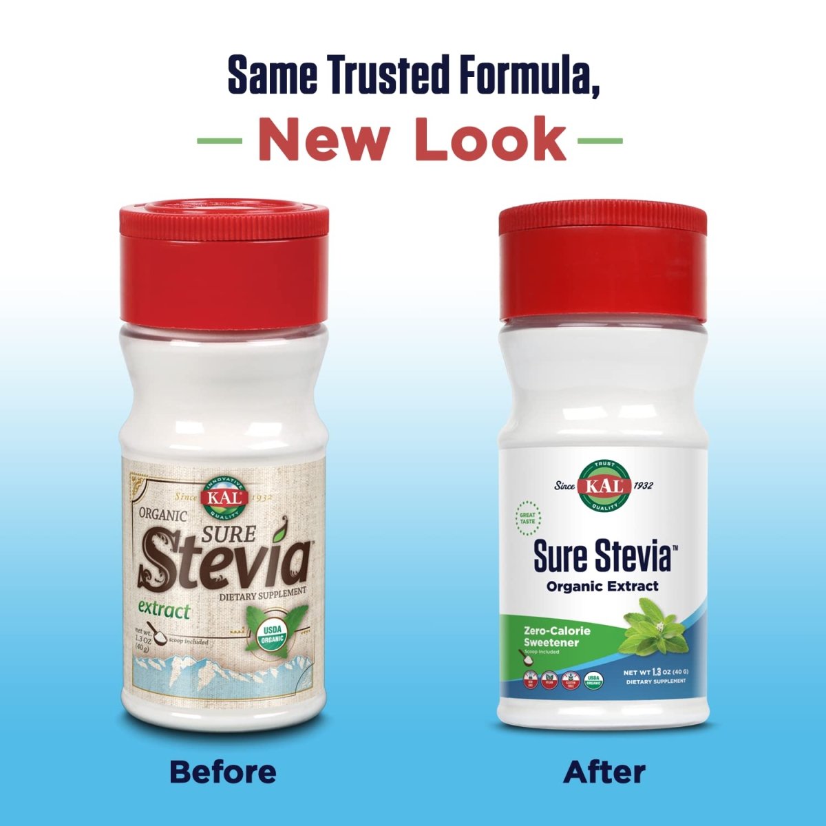 Kal - Sure Stevia Organic Extract - 1.3 oz.