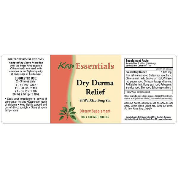 Kan Herb Essentials Dry Derma Relief 4oz