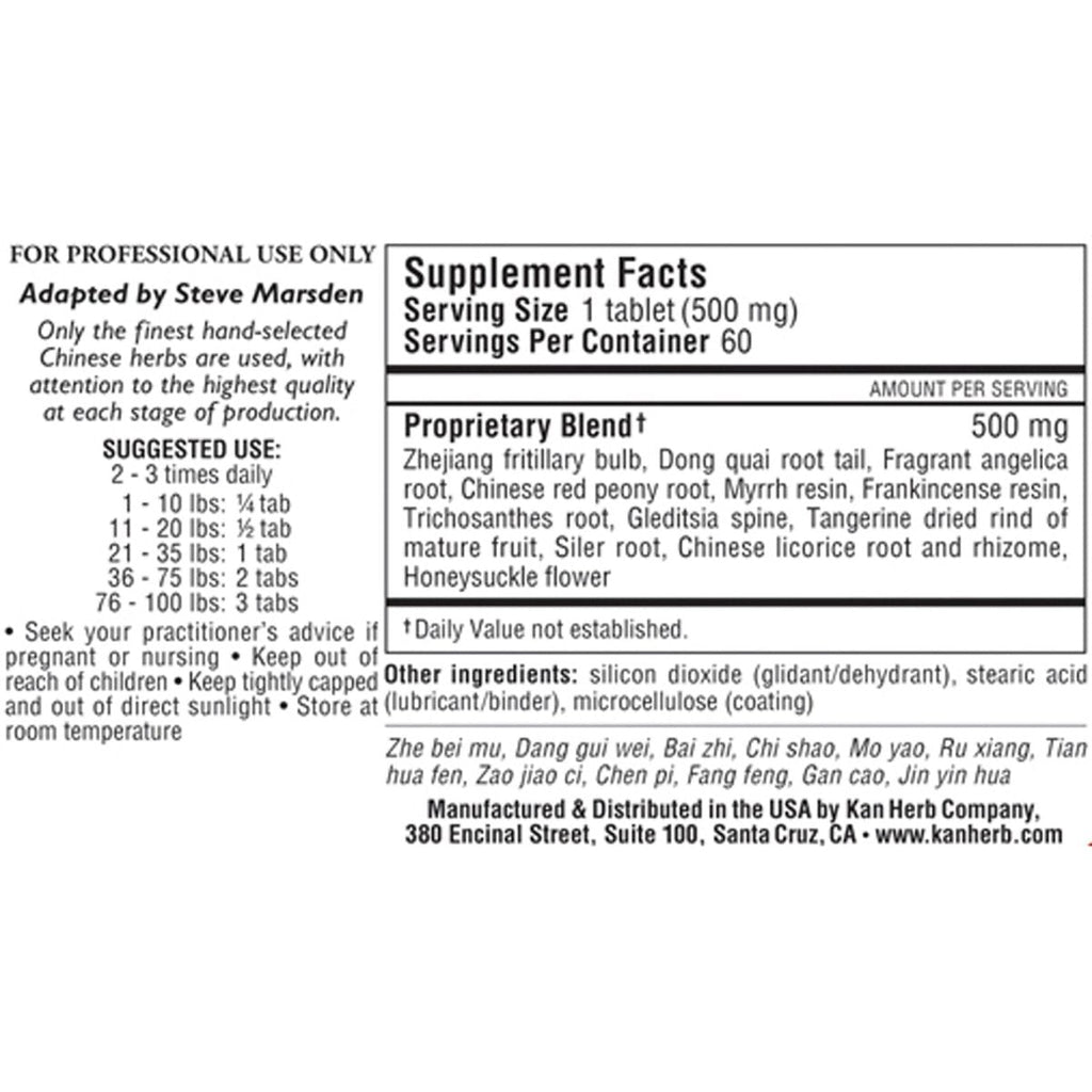 Kan Herb Essentials Sublime Joint Formula 60 Tablets