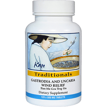 Kan Herb Traditional Gastrodia and Uncaria Wind Relief 120 Tablets