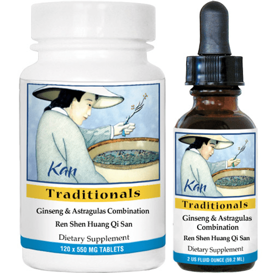Kan Herb Traditionals Ginseng and Astragalus Combination 8 Ounce