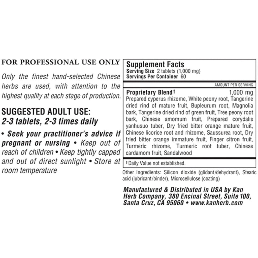 Kan Herb Traditionals Liver Flow 120 Tablets