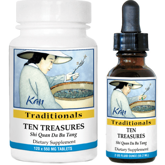 Kan Herb Traditionals Ten Treasures 120 Tablets