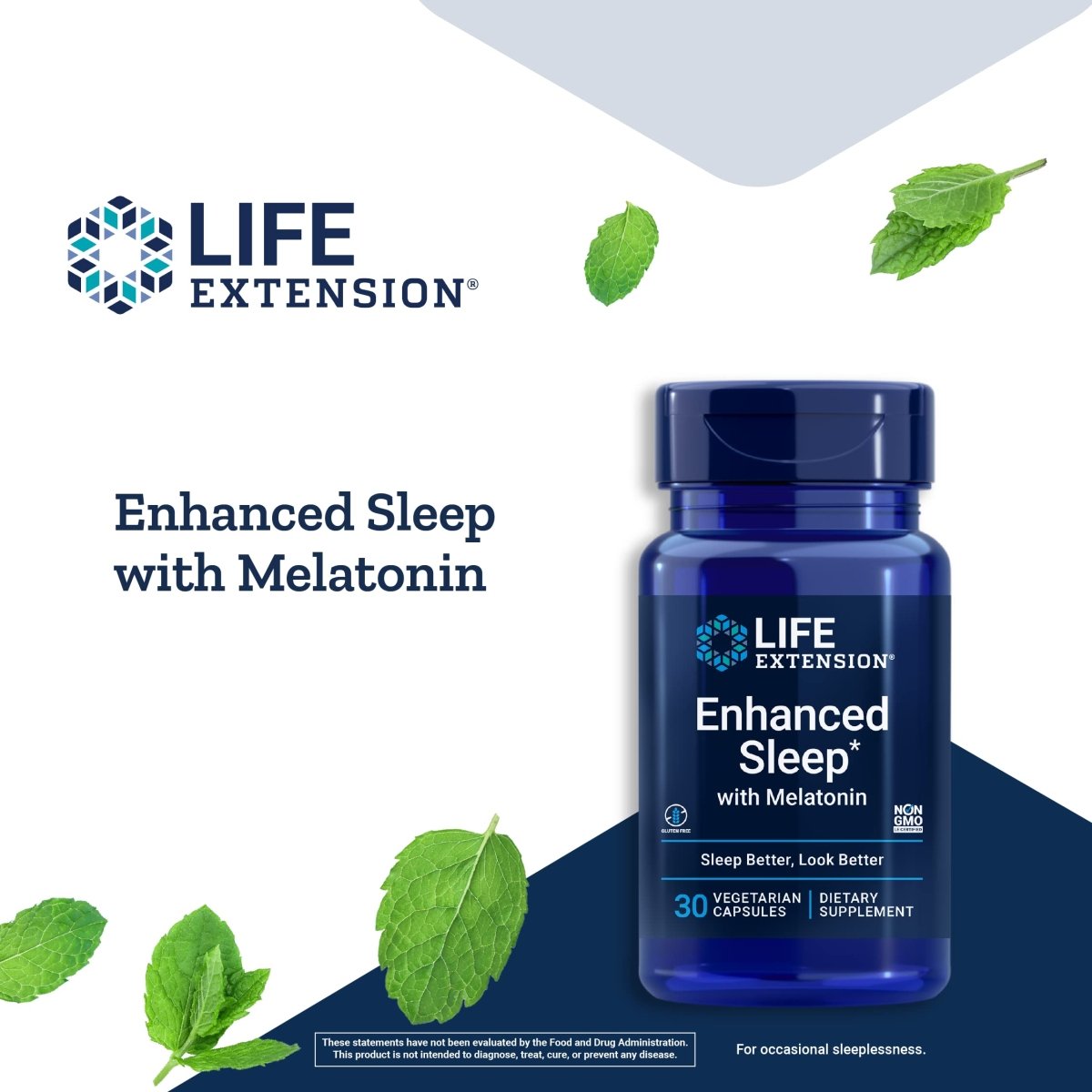 Life Extension Enhanced Sleep With Melatonin 30 Vcaps
