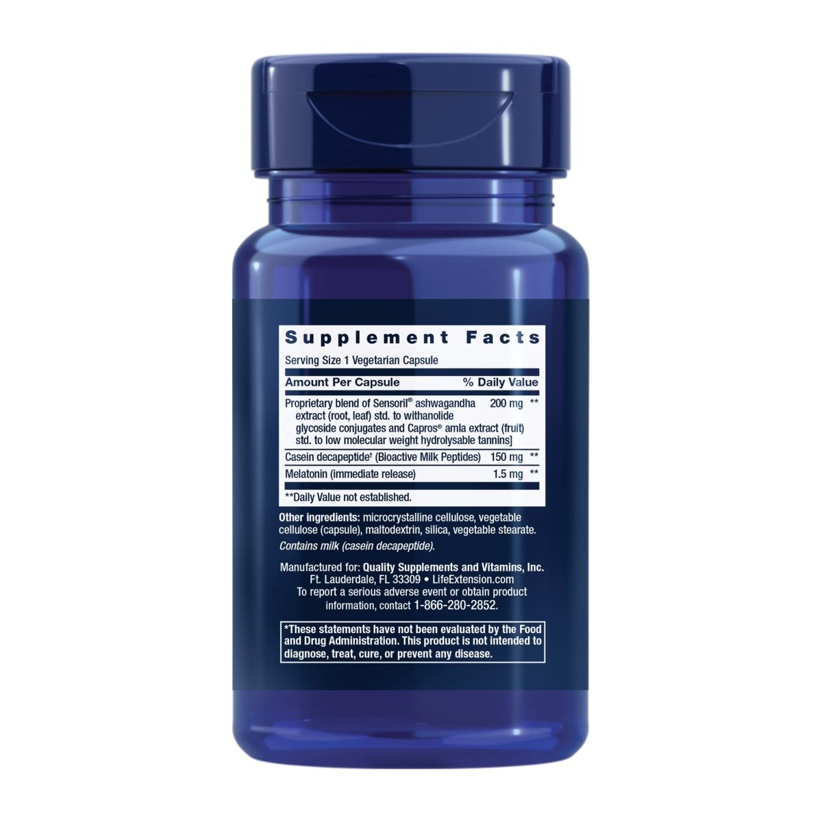 Life Extension Enhanced Sleep With Melatonin 30 Vcaps