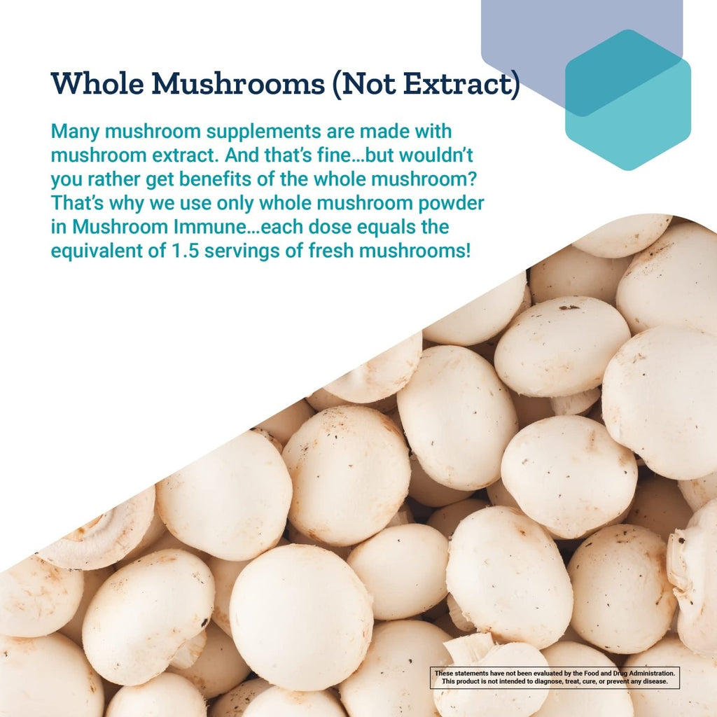 Life Extension - Mushroom Immune with Beta Glucans - 30 Vegetarian Capsules