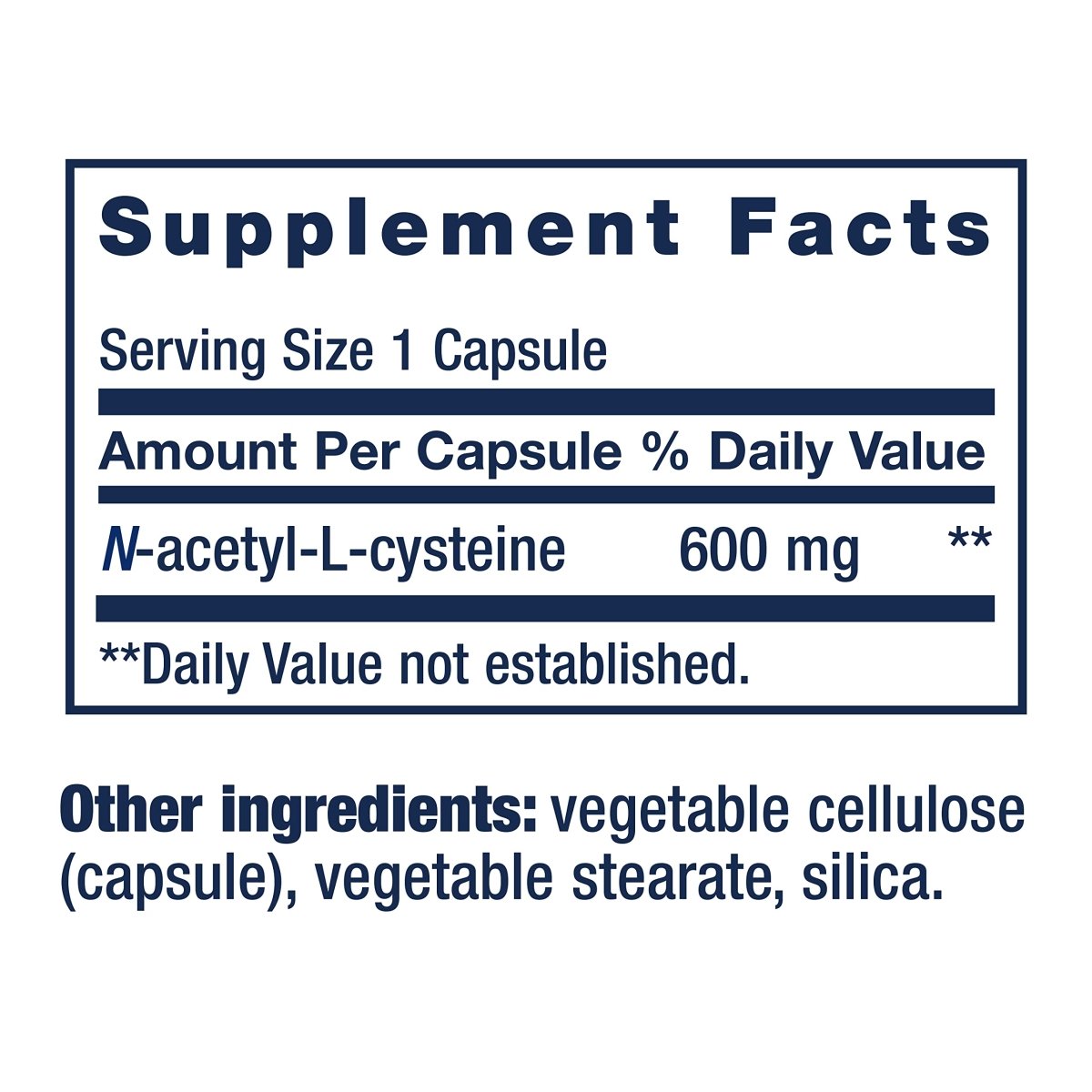 Life Extension N-Acetyl-L-Cysteine 60 Capsules