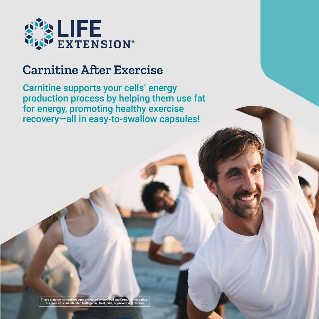 Life Extension Optimized Carnitine 60 Capsules