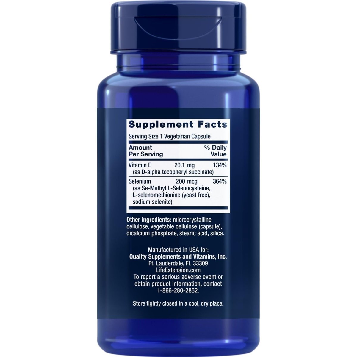 Life Extension - Super Selenium Complex & Vitamin E - 200 Mcg - 100 Vcaps (200 VCAPS) by Life Extension (2)