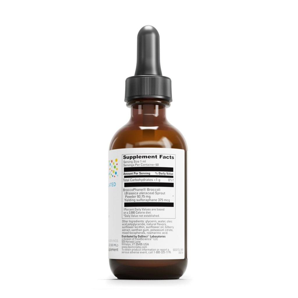 Little DaVinci Sync Up - Liquid Supplement for Kids to Support Cognitive Function, Social Interaction, Focus and Immune Response* - With Sunflower Lecithin and More - Berry Flavor - 60 ml, 60 Servings