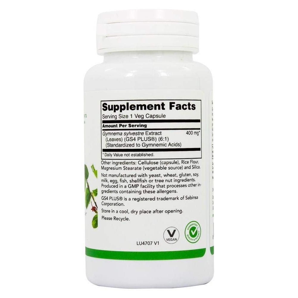 Lucky Herbs Gymnema Sylvestre 400 mg 90 Vcaps -