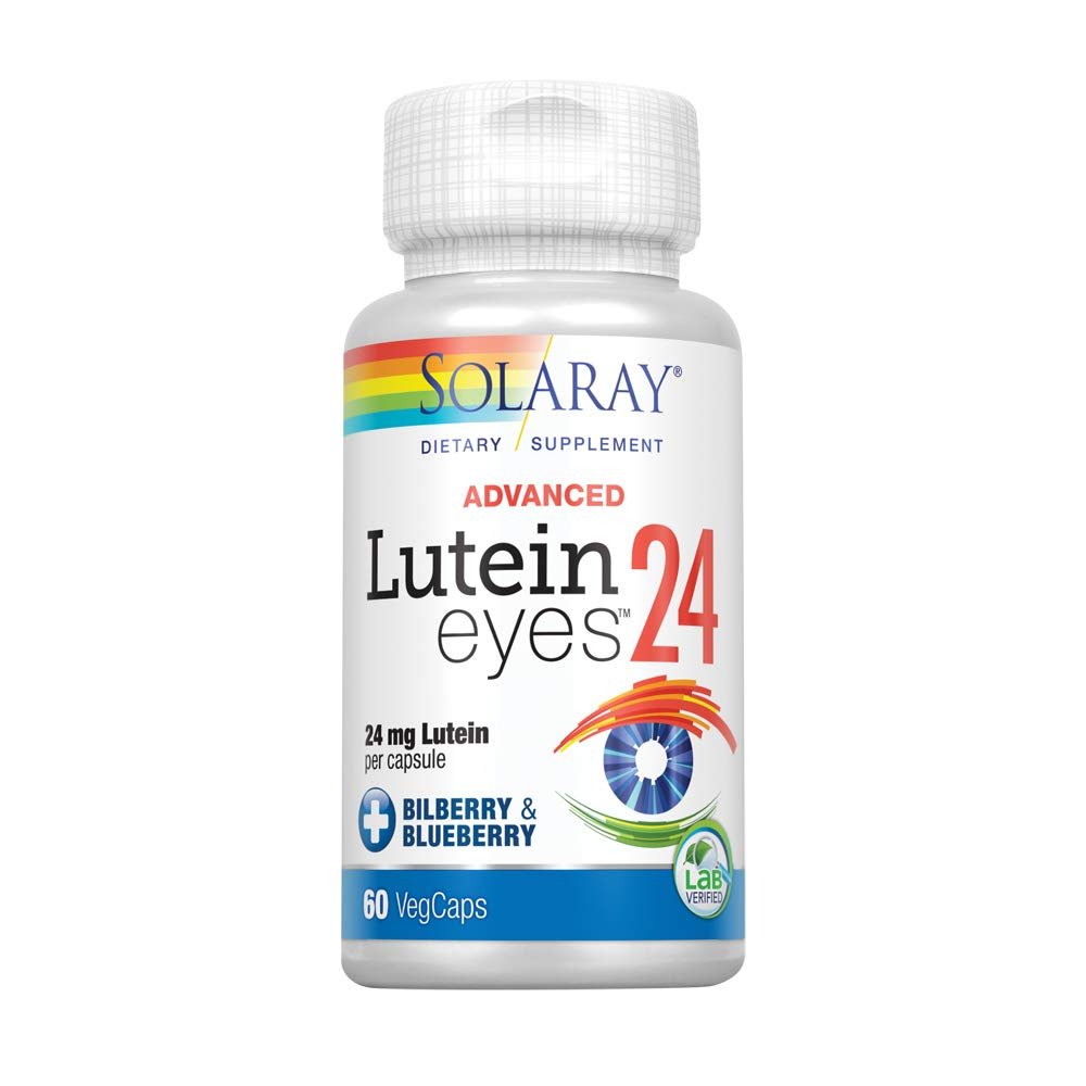 Lutein Eyes Advanced 60 Caps 24 mg By Solaray