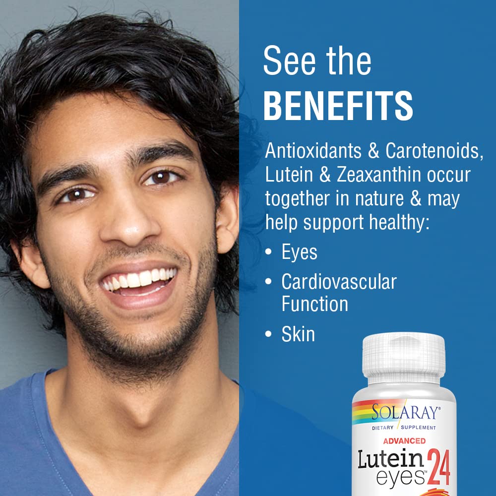 Lutein Eyes Advanced 60 Caps 24 mg By Solaray