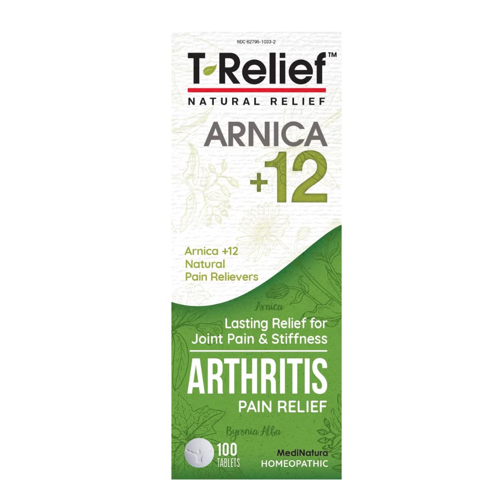MediNatura T-Relief Arnica +12 Arthritis 100 Tablets