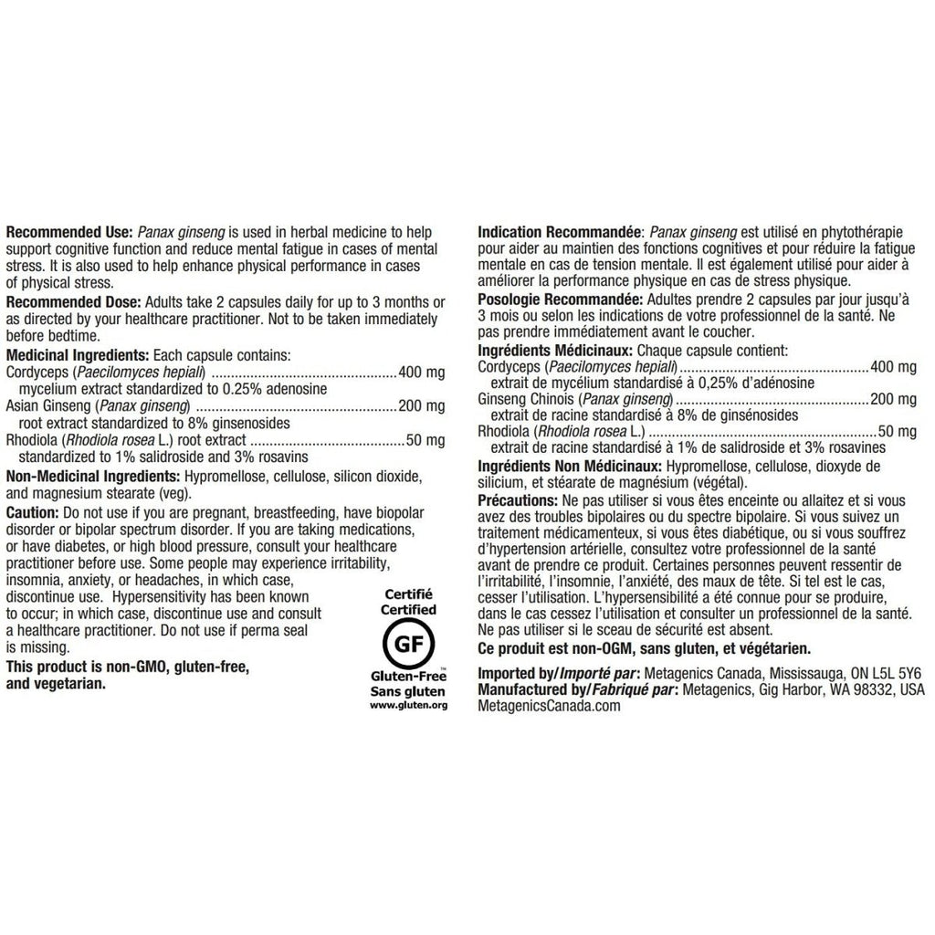 Metagenics Adreset - 60 Capsules