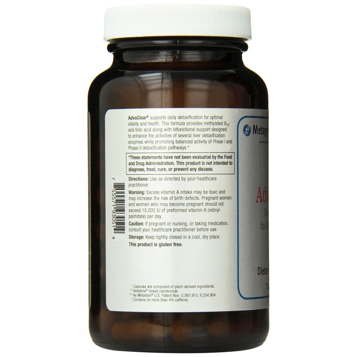 Metagenics Advaclear Capsules, 126 Count