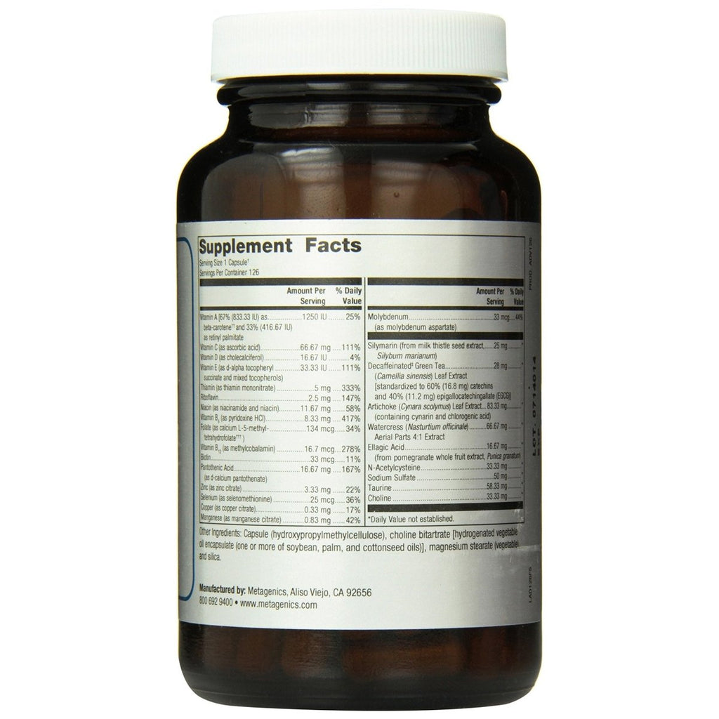 Metagenics Advaclear Capsules, 126 Count