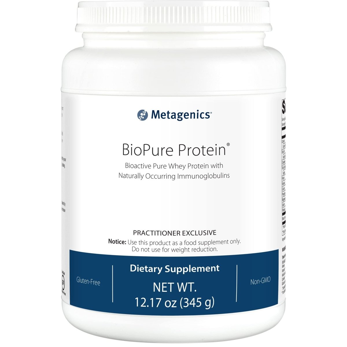 Metagenics BioPure Protein powder 12.3oz (15 servings)