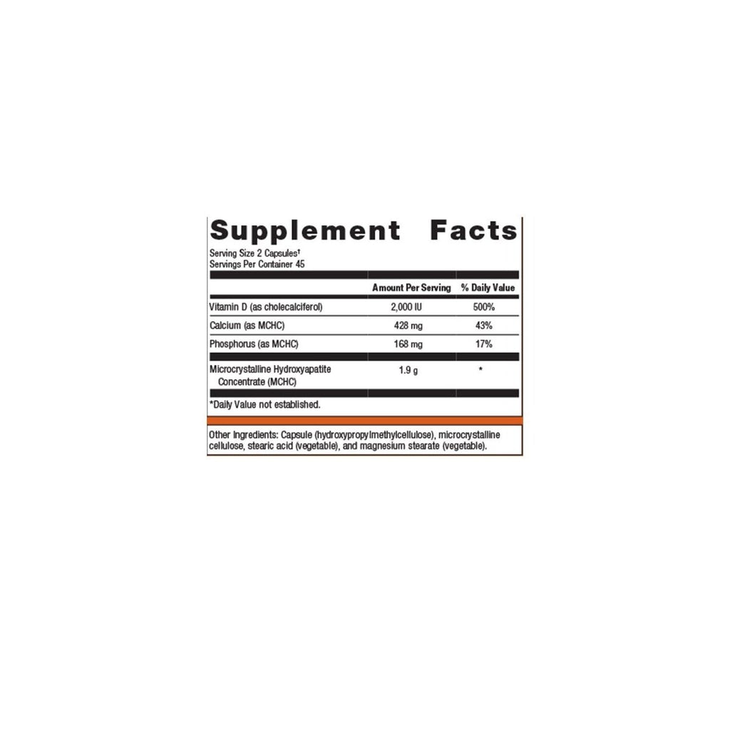 Metagenics Bone Builder Forte Capsules with Calcium, Phosphorus and Vitamin D 2000 IU to Help Maintain Healthy Bone Density - 45 Servings