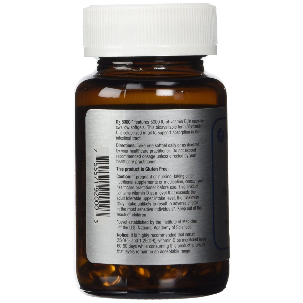 Metagenics, D3 5000, 120 Softgels