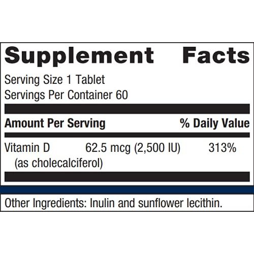 Metagenics D3 Algae™ - Vegetarian Vitamin D Supplement, 60 Tablets