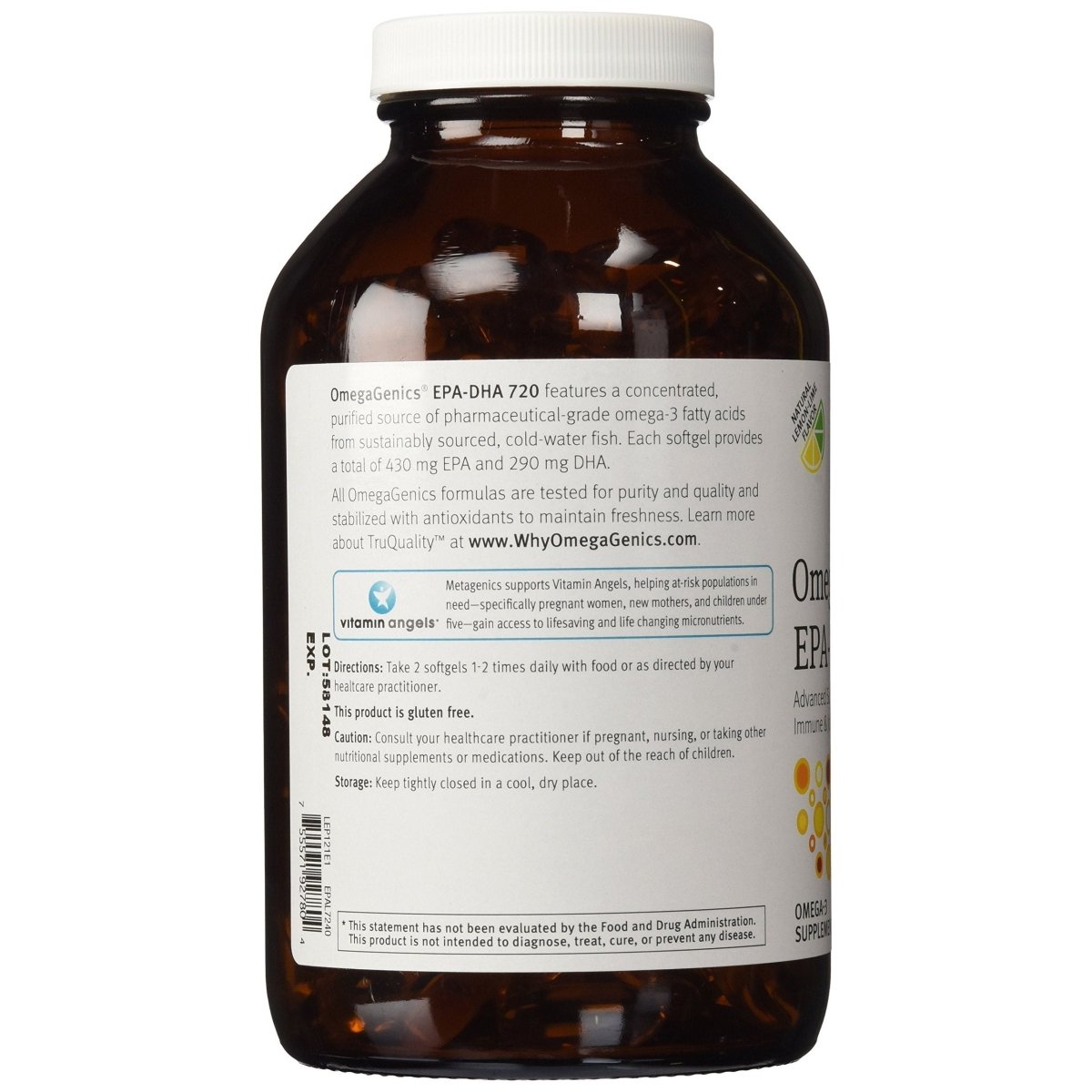 Metagenics EPA-DHA 720 Lemon 240 softgels