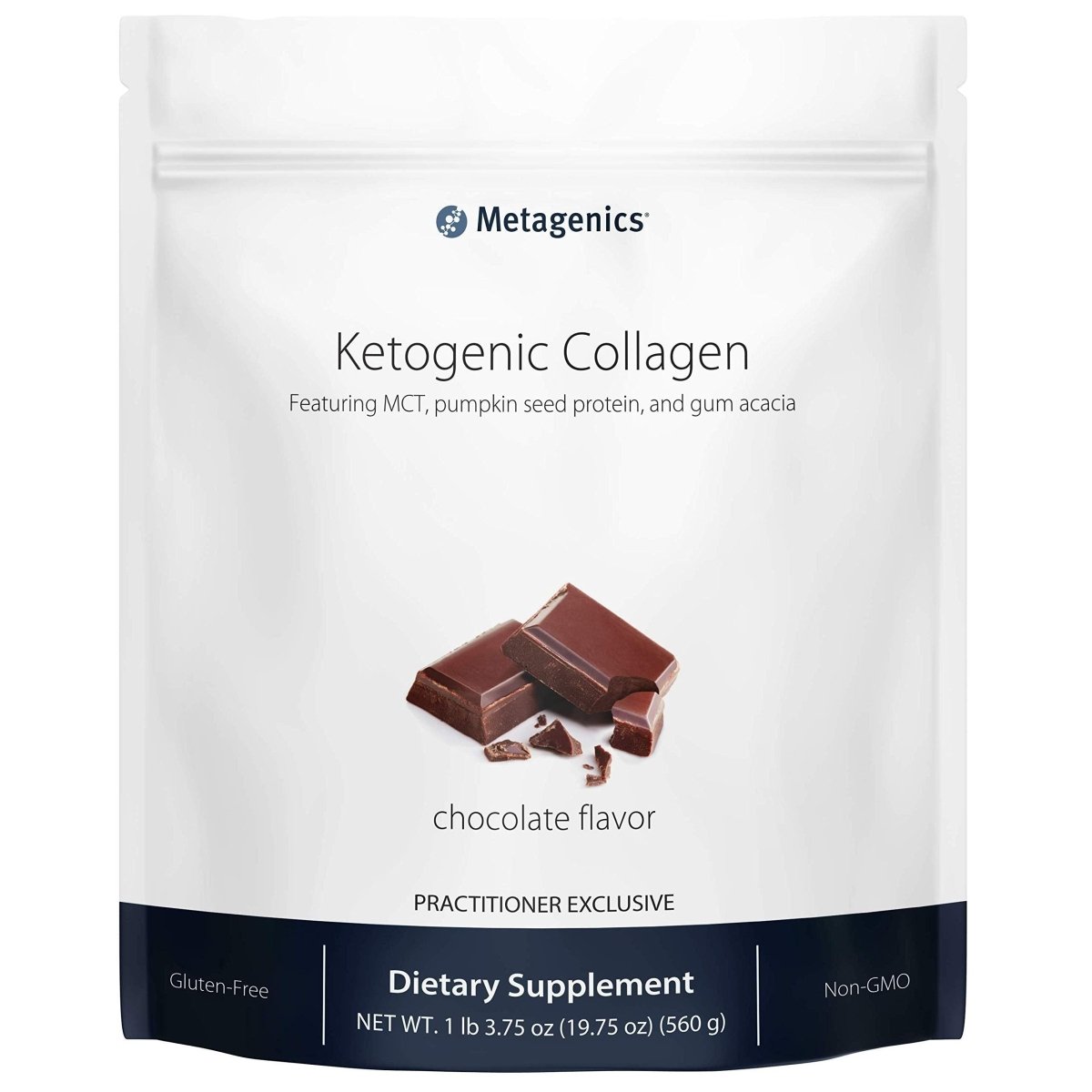 Metagenics Ketogenic Featuring MCT, Pumpkin Seed Protein, and Gum Acacia ? Chocolate, 14 Servings