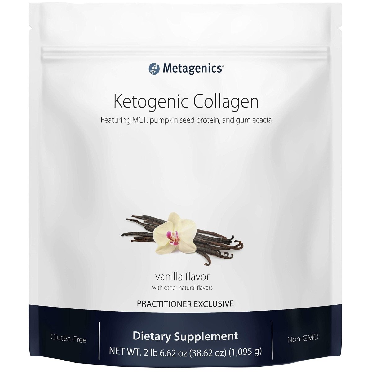 Metagenics Ketogenic Featuring MCT, Pumpkin Seed Protein, and Gum Acacia ? Vanilla Flavor, 30 Servings