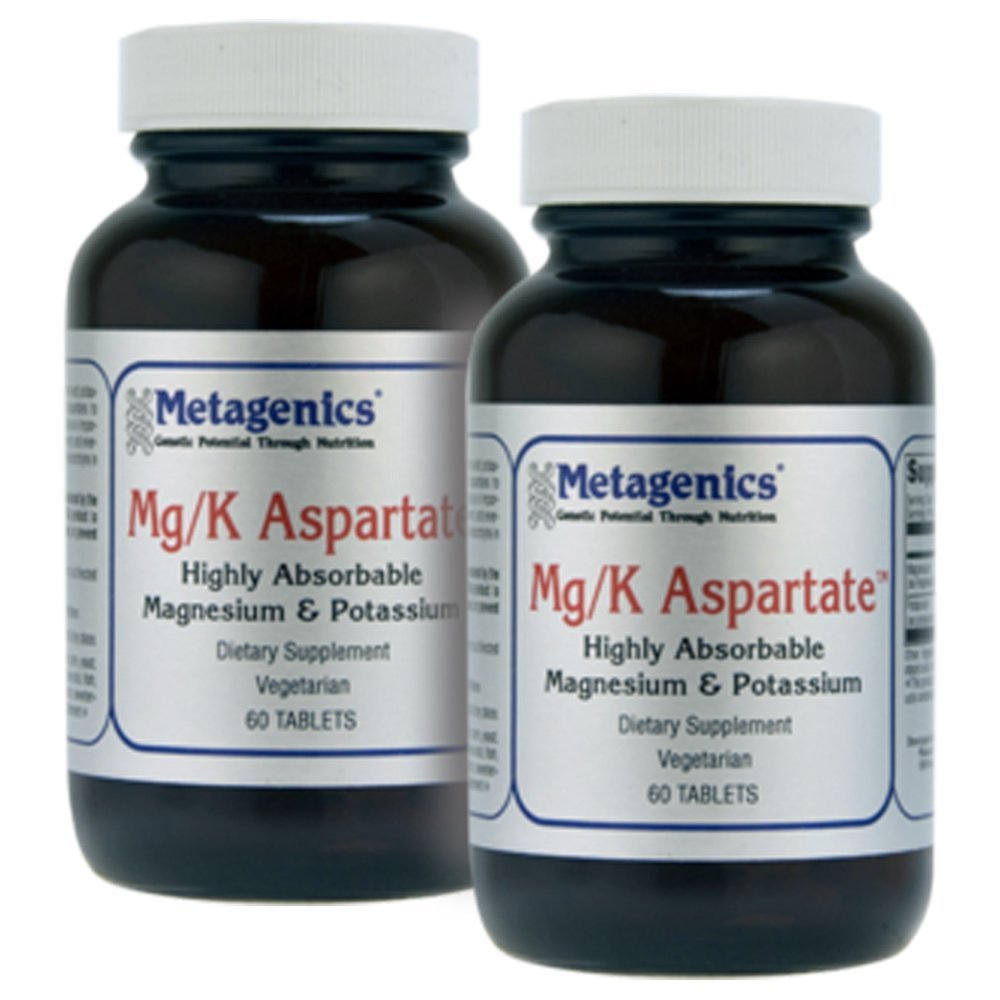 Metagenics Mg/K Aspartate Magnesium and Potassium 60 Tablets - TwinPak