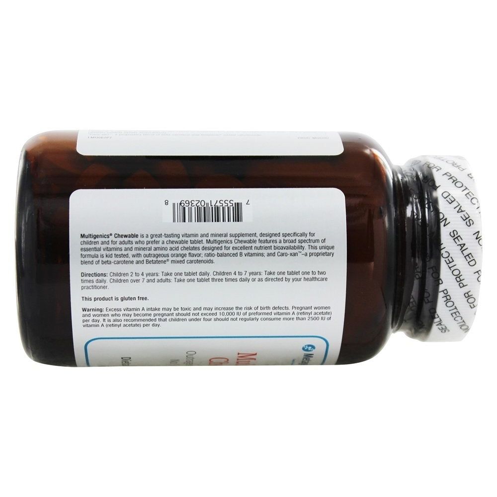 Metagenics Multigenics Chewable Orange - 90 Chewable Tablets