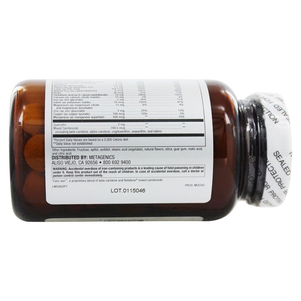Metagenics Multigenics Chewable Orange - 90 Chewable Tablets