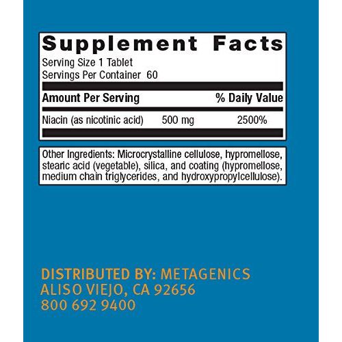 Metagenics - Niatain, 60 Count