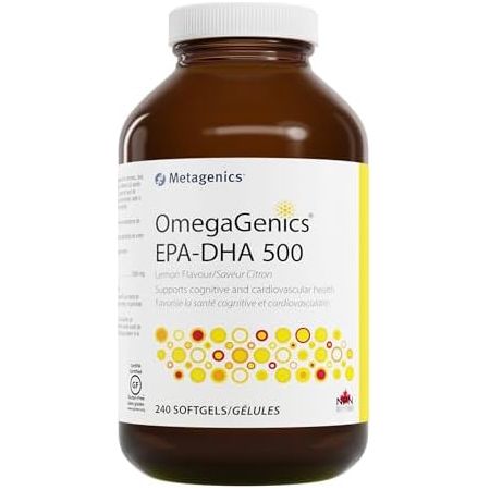 Metagenics OmegaGenics EPA-DHA 500 Lemon 120 Softgels - TwinPak