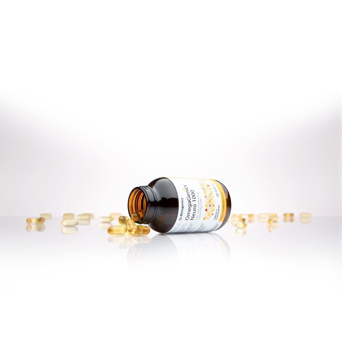 Metagenics - OmegaGenics Neuro 1000, 750 mg DHA and 250 mg EPA, Concentrated, Purified Source of Omega-3 Fatty acids, 60 Count