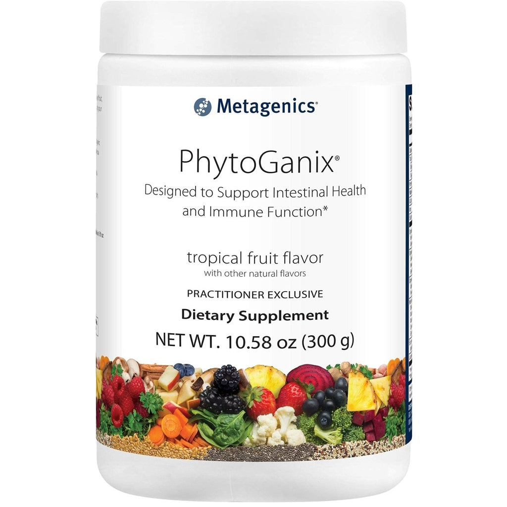 Metagenics PhytoGanix? ? Organic Fruit & Vegetable Superfood Powder Blend ? Tropical Fruit Flavor ? 29 Servings