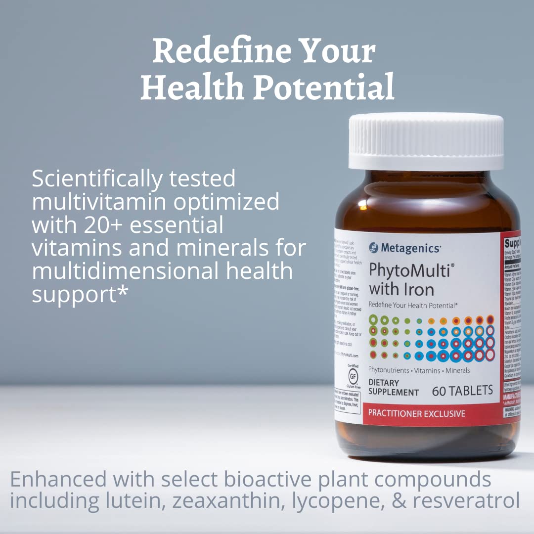 Metagenics Phytomulti with Iron 60 Tablets