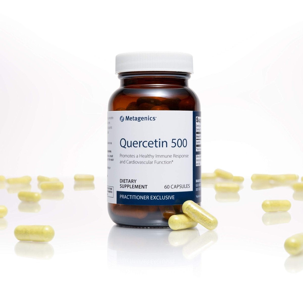 Metagenics Quercetin 500mg Capsule Supplement Helps Promote a Healthy Immune Response and Cardiovascular Function - 60 Capsules