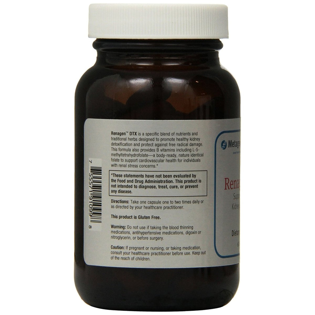 Metagenics, Renagen DTX, 60 Capsules