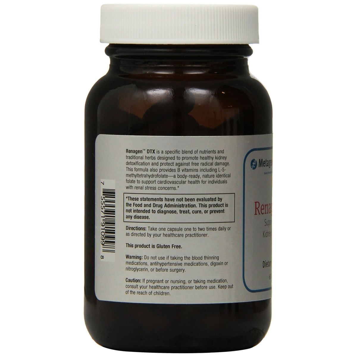 Metagenics, Renagen DTX, 60 Capsules